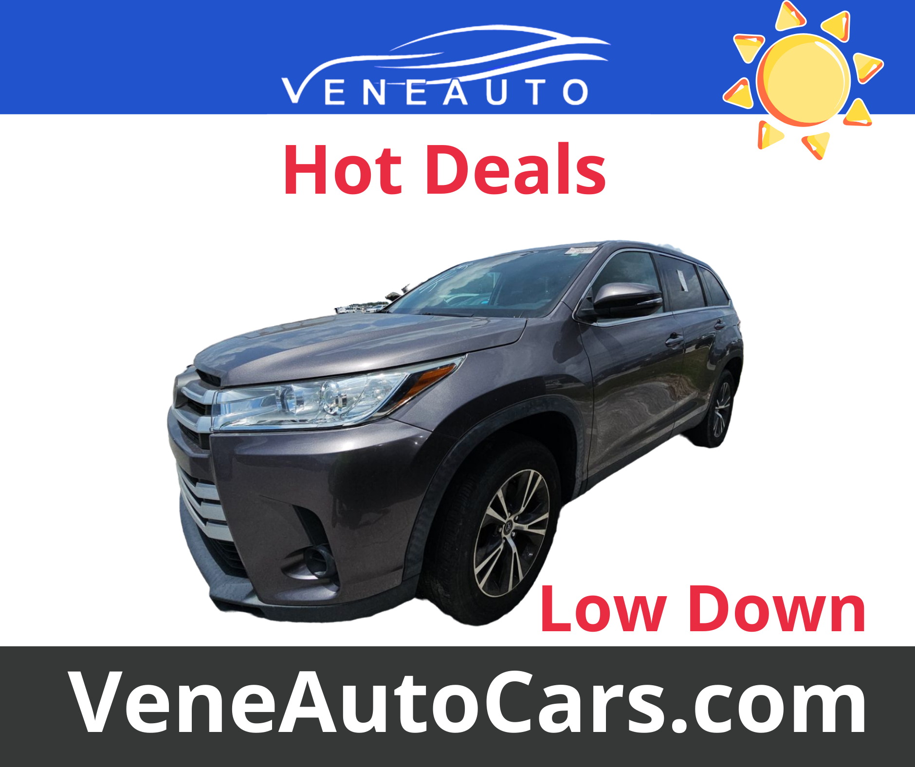2019 Toyota Highlander for sale in Gainesville FL 32609 by Veneauto Cars